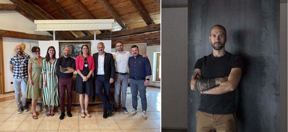 L'artista Andrea Borga protagonista con "Steel life", la prima mostra personale dello scultore del metallo noneso a Coredo
